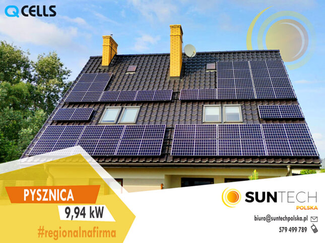 Instalacja fotowoltaiczna - Suntech Polska